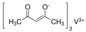 Vanadium(III) acetylacetonate Chemical Structure